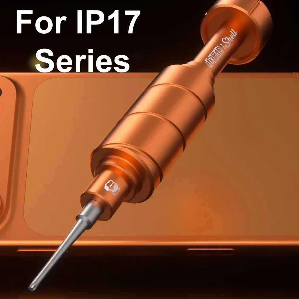 Mortar Mini 4IP High Hardness Screwdriver Powerful Magnetic Magnesium Silicon Alloy Screwdriver for iPhone 17 Series Repair Tool