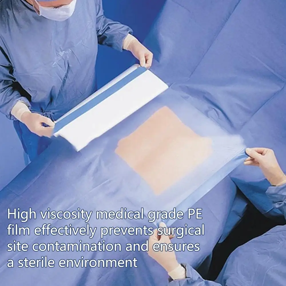 

15/20pcs Disposable Medical Surgical PU Film Sterile Dressing Surgical Operation Adhesive Towel Transparent Incision Film D Z1L3