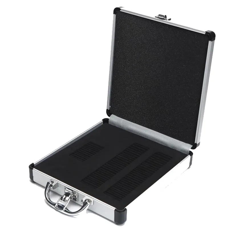 Suitable for 68 lenses (240x225x55mm) optometry test lens box - aluminum alloy storage box