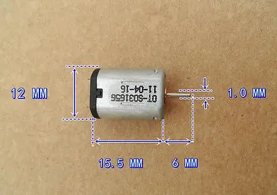 3 Stück N20 DC 6 V 16800 U/min 6 x 1 mm Welle Mikromotor RC Modellhubschrauber