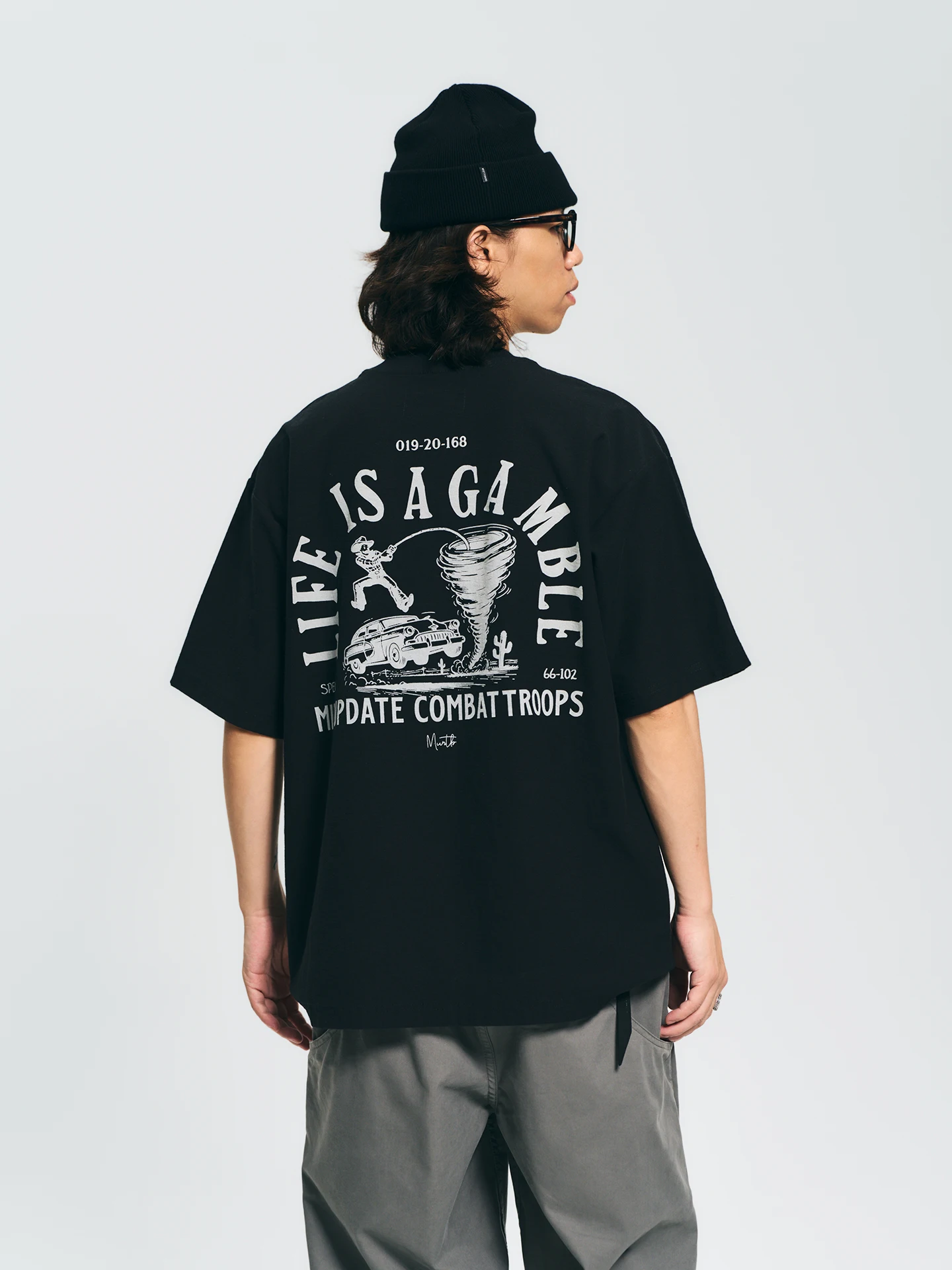 

Midupdate Summer New Heavyweight Loose Fit round Ne ort Sve T-irt Men's Casual Vintage Print Comfortable Breathable ...