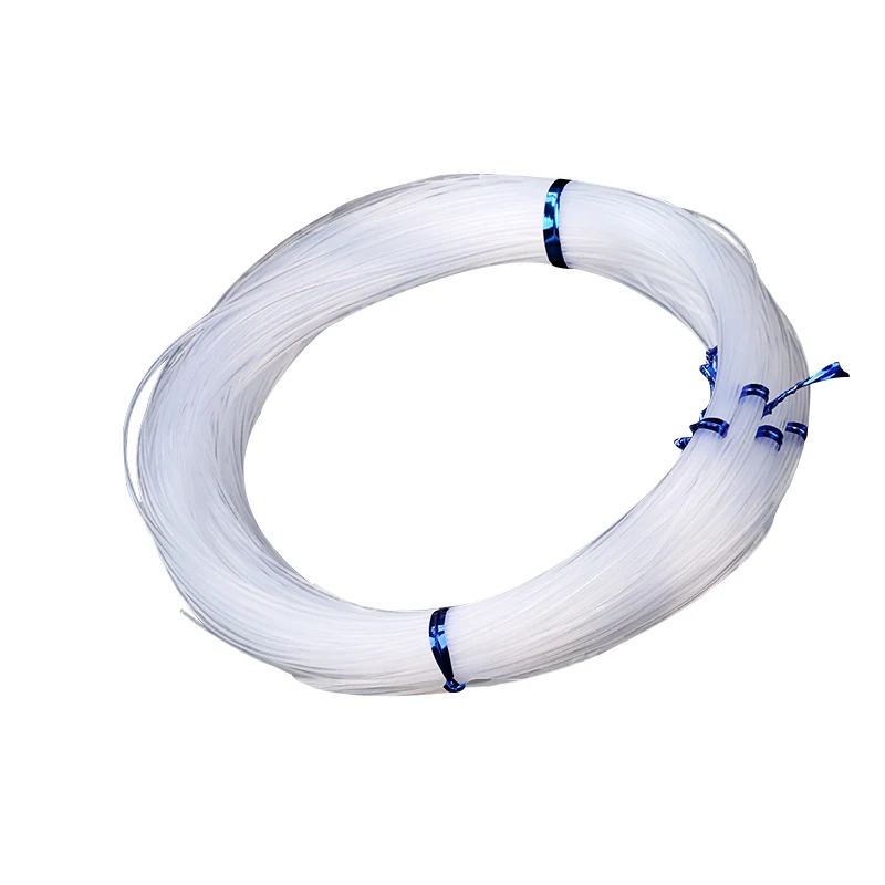 Non Elastic Transparent Fishing Line, DIY Handmade Beaded Thread, Nylon Material, 0.4~1mm