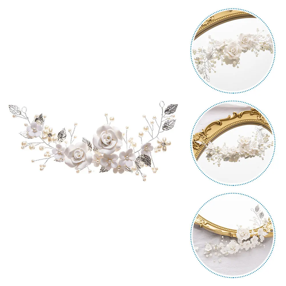 

Wedding Headpiece Delicate Bridal Headdress for Bride Christmas Party Beautiful Bridal Hair Decor Wedding Headpiece for Bride