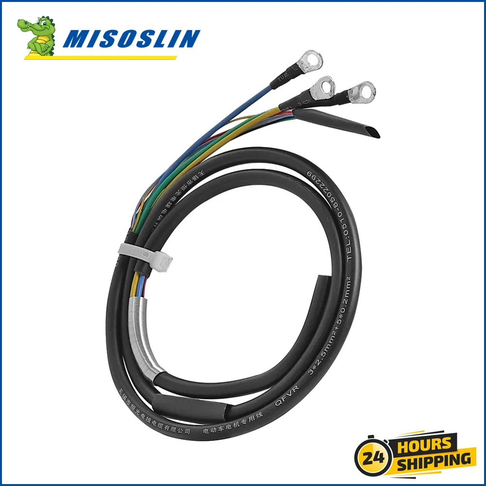 2mm² 2.5mm² Hall Sensor Wire for 1000/800W Motor Electric Scooter Bicycle Accessories Ebike Motor Cable Brushless DC Motor Hall