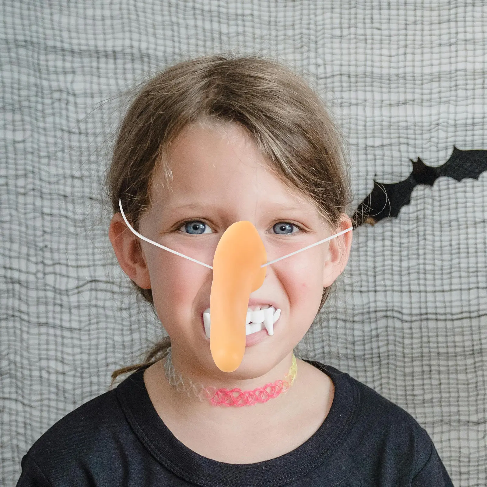 

2 шт. виниловые накладные носы, многоразовые, удлиненные, для Хэллоуина, косплея, удобные, легкие, аксессуар для костюмированных выступлений