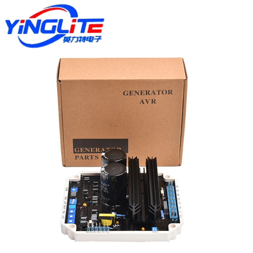 KF308A VR08 AVR Automatic Voltage Regulator brushless Powerly Generator Stabilizer Single Three Phase Adjuster