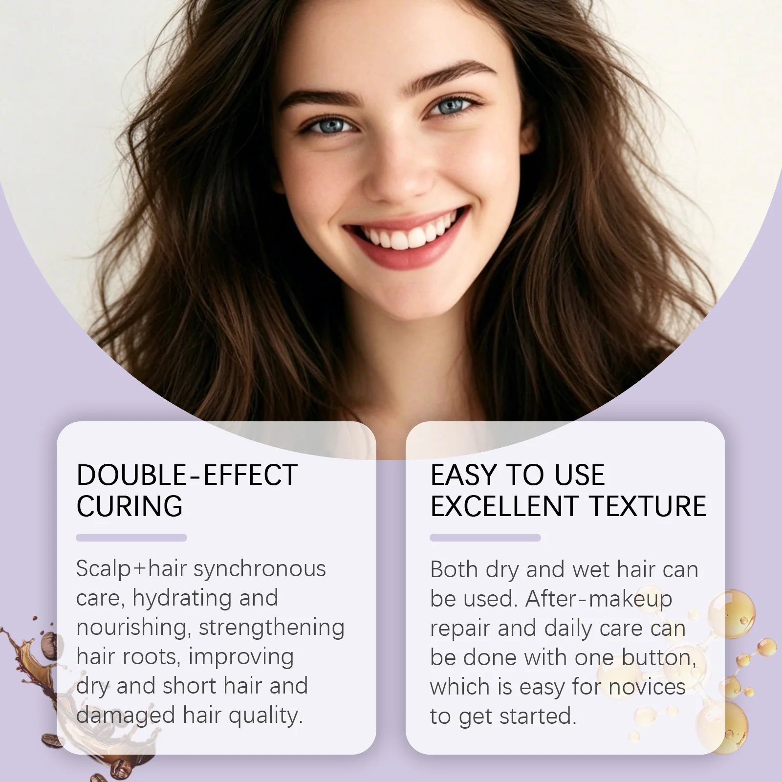 Rosmarin-Reiswasser Haarspray Volumenverstärkend Glättend Leave-In Pflege Ölkontrolle Erfrischende Kopfhaut-Essenz für Feines Haar 100ml – Detail 4