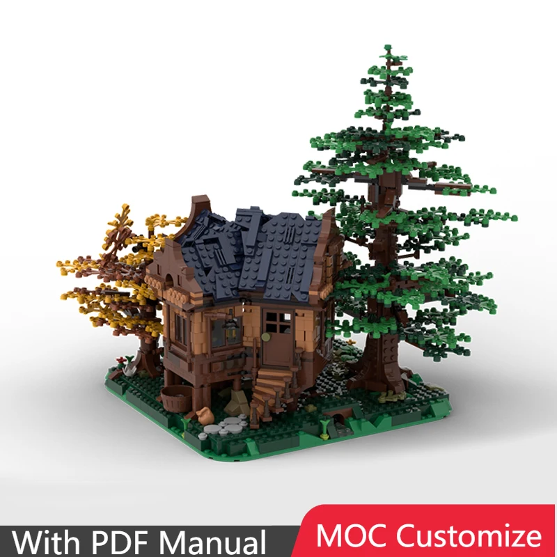 

1909 шт. креативные строительные блоки Lake Dream Villa, собранная игрушка для детей, сделай сам, образовательный фестиваль, Рождественский подарок-сюрприз