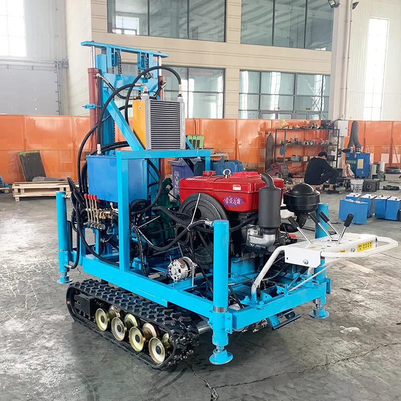 Portable Diesel Engine Water Well Drilling Rig Machine for Easy Access