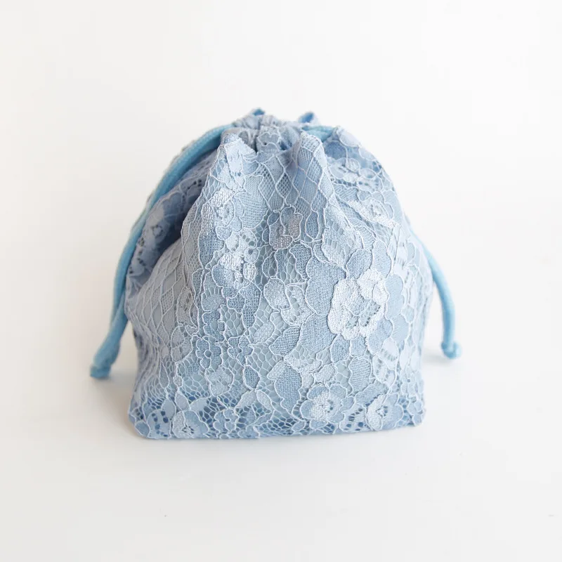 Drawstring Lace Handbag Kimono Japanese Style Yukata Kawaii Girls Women Bag Vintage Haori Bucket Zephyr Gift Party Accessories