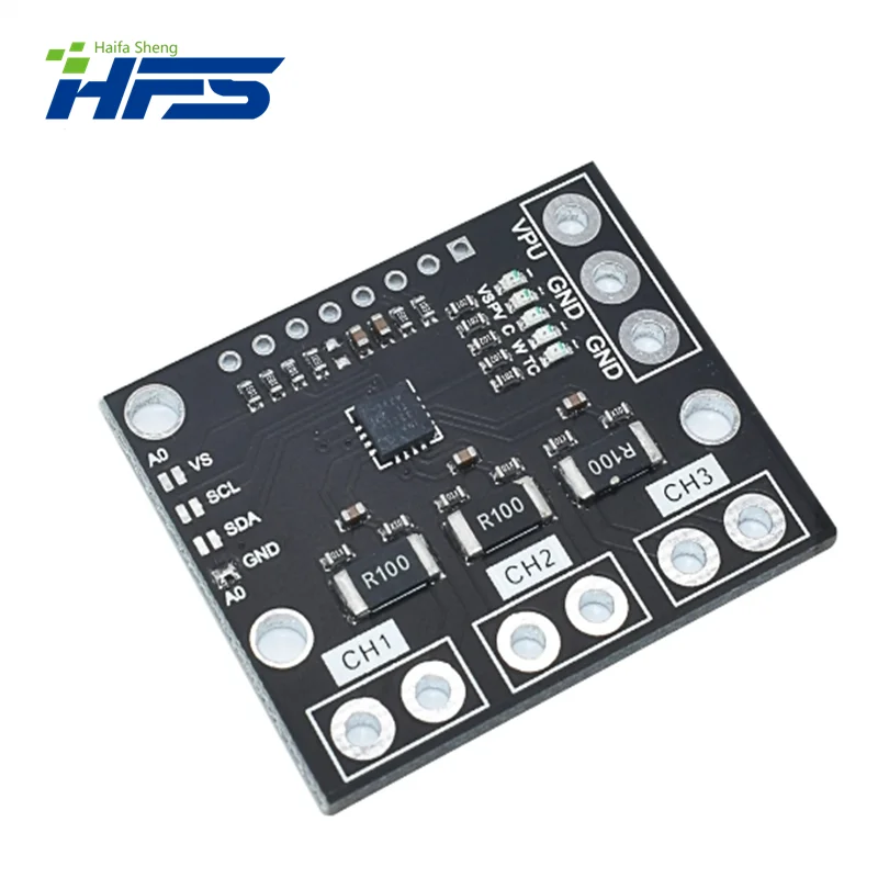 Ina3221 Triple-Channel Module, High-Side Meting, Shunt En Bus Spanning Monitor Met I 2c-En Smbus-Compatibele Interface