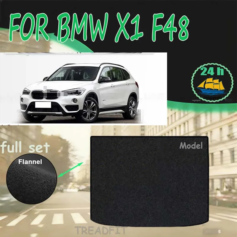 

TREADFIT Rear Trunk Mat For BMW X1 F48 2019-2022 Liner Tray Trunk Carpet Pads