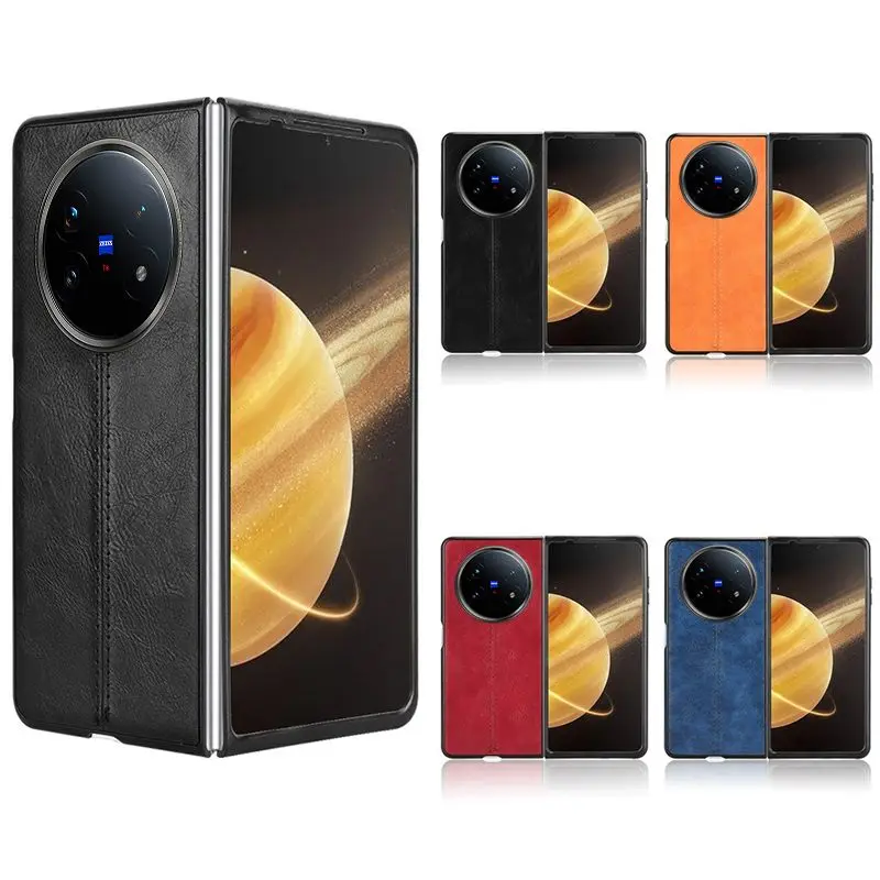 

Aurora For VIVO X Fold 5 5G Flip Case Leather Card Slot Wallet Camera protection Back Cover For VIVO X Fold 5 5G Shell