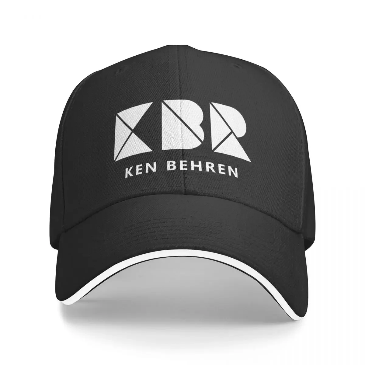 

Ken Behren white solid Baseball Cap Uv Protection Solar Hat dad hat Ladies Men's