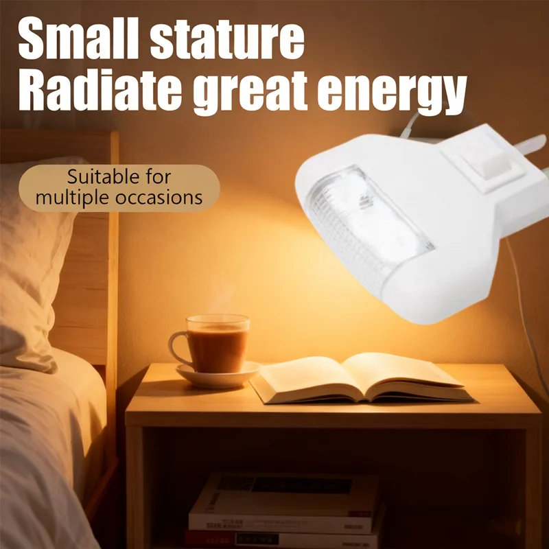 HUAHUA2025 جديد 1 قطعة 1 واط المكونات في ضوء الليل ، الإبداعية LED مصباح لجدار غرفة النوم ، إضاءة المنزل وإضاءة الديكورHUAHUA #1