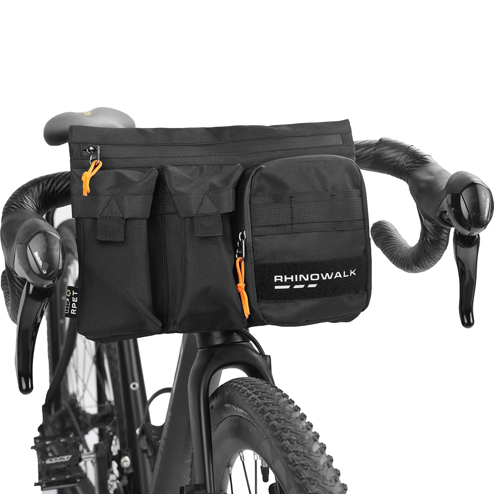 

Rhinowalk Eco Material Handlebar Pouch Front Bike Bag for Urban Commuters Bicycle Pouch for Cyclists