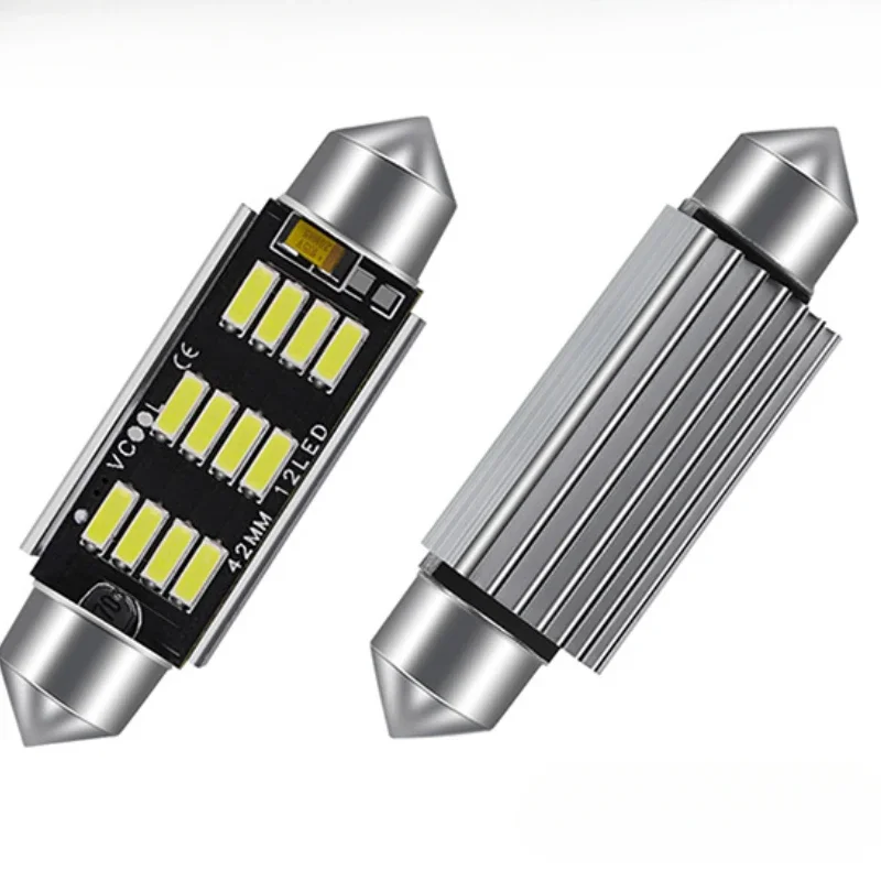 For Volkswagen ID3 Trunk Reading Light Modification Replaces LED Double-tip White Light Rear Trunk Lighting Bulb Accessories