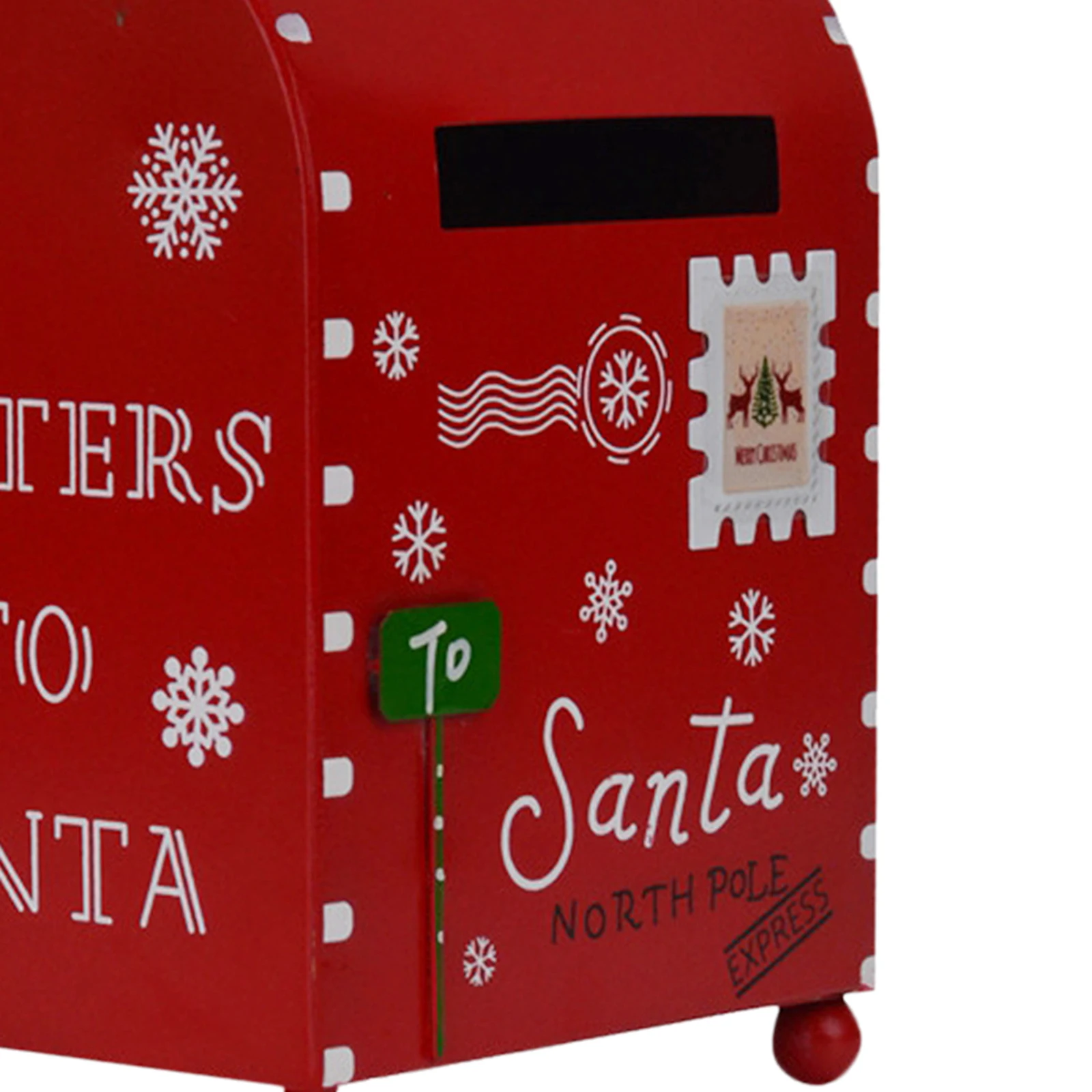 Christmas Decoration Mailbox Christmas Letter Box Santa Mailbox for Garden Yard Front Door Wedding Patio Xmas Party Decoration