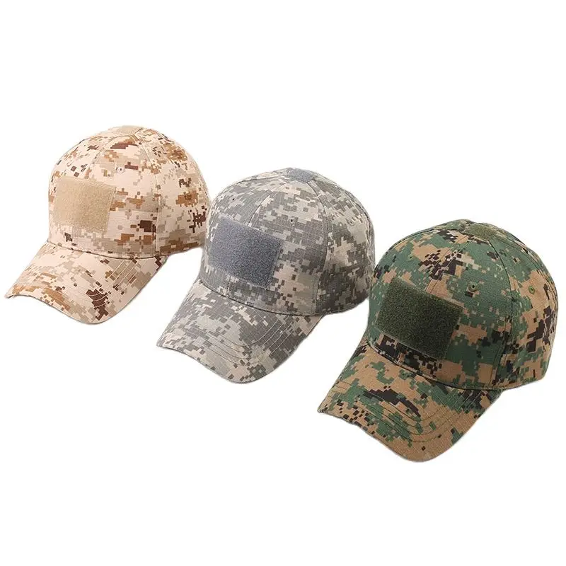 Outdoor Sport Adjustable Baseball Cap Camouflage Hat Simplicity Tactical Military Army Camo Hunting Caps Hat for Men Adult Cap