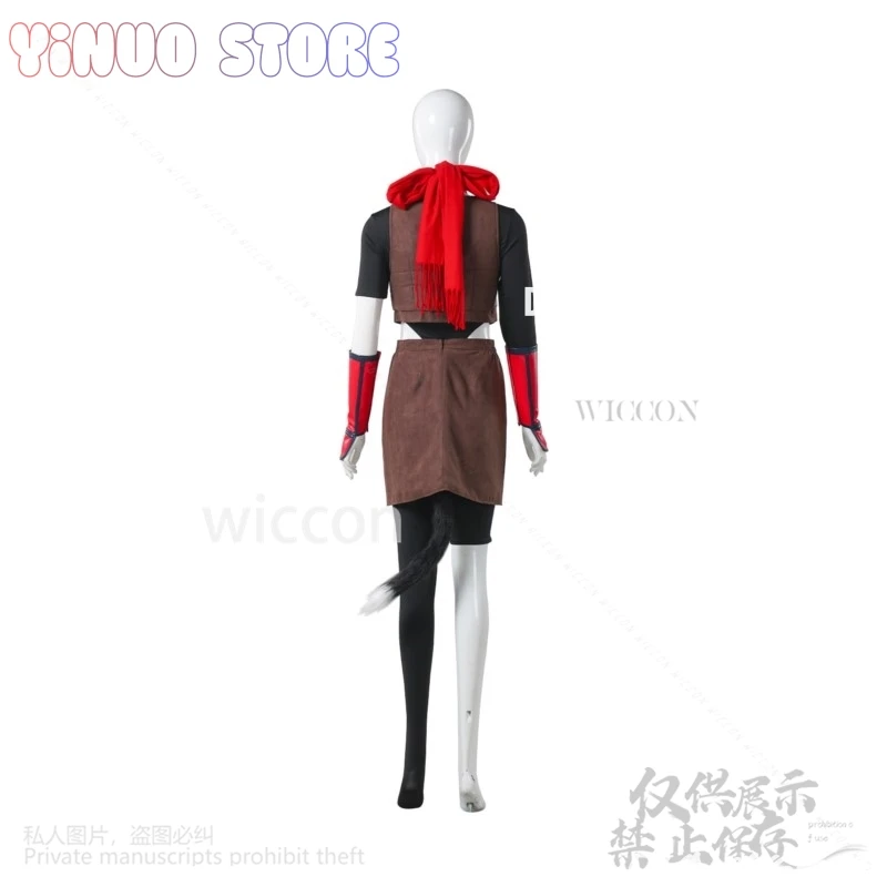 أزياء أنيمي لذيذة في الزنزانة إيزومي هيتومي التأثيرية فستان موحد بدلة مثيرة باروكات ذيل فروي لحفلات الهالوين حسب الطلب