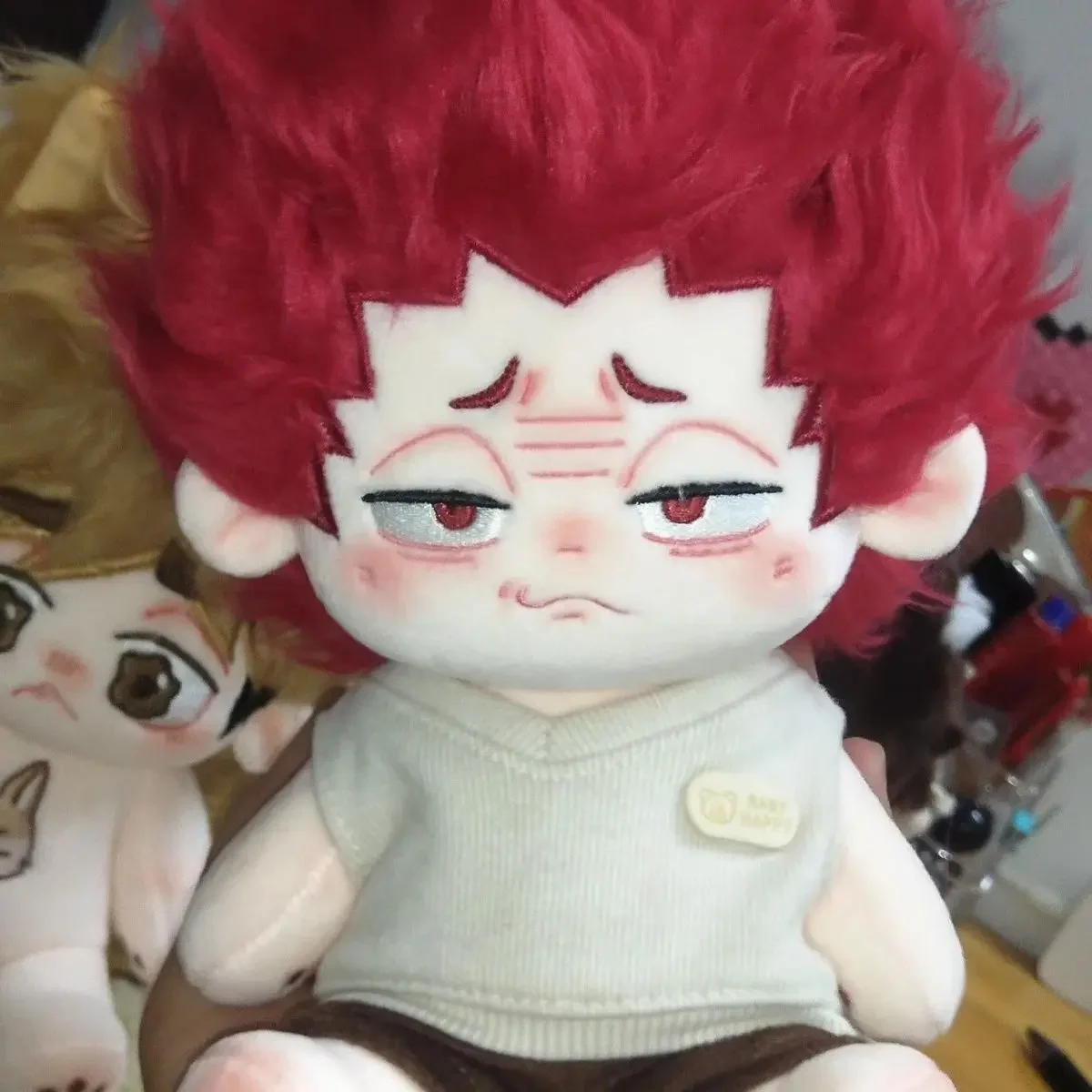 Anime Haikyuu! !、Tendou Satori Cosplay Morbido Peluche Corpo della Bambola Vestire Farcito Peluche Cuscino Bambole Giocattolo Figura 20 cm