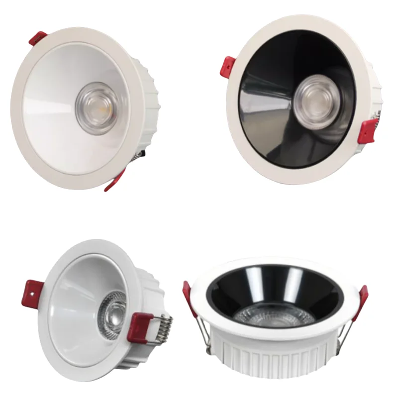 

Dimmable deep hole anti glare cob spotlight, living room wall washing lamp, LED tube lamp, embedded spotlight lighting