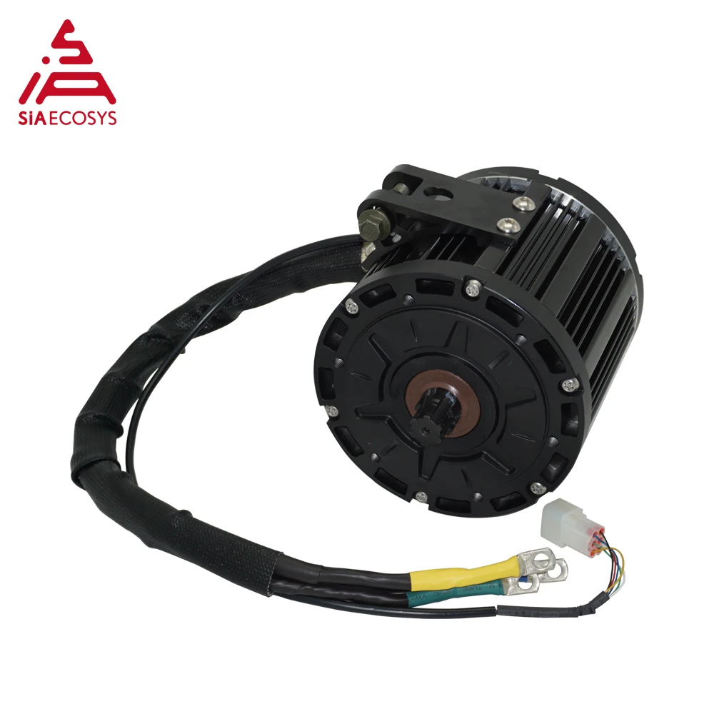 138 3000W 70H 6000W Max Continous 72V 100KPH V1 Mid Drive Motor With Sprocket Type