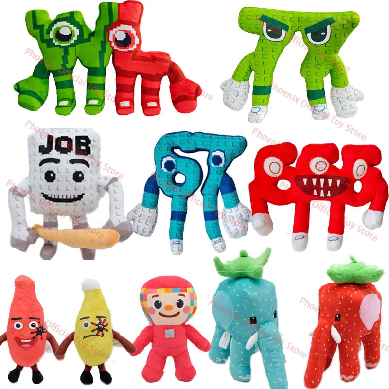 НОВЫЙ Steal A Brainrot W или L Plush 77 Job Esok Dua Strawberry Elephant Plushie Cute Meowl Jandel Мягкая кукла Игрушка Фанаты Подарок