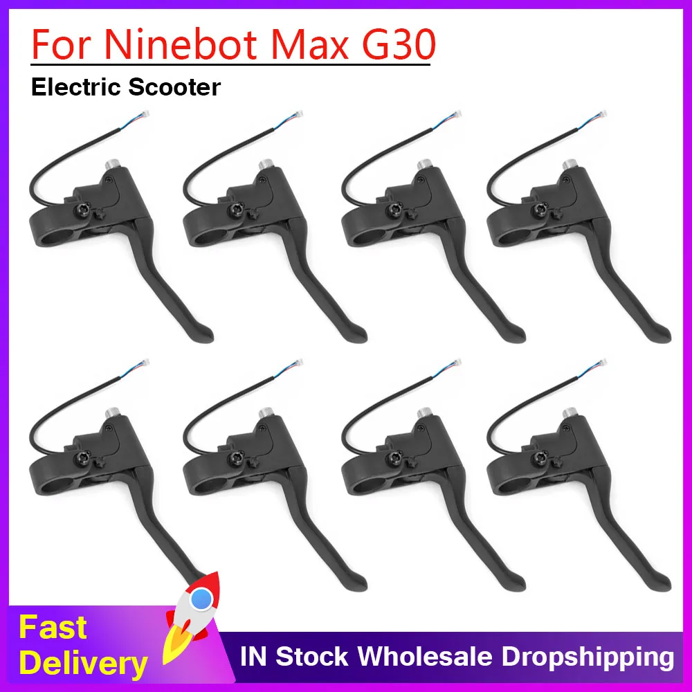 

8pcs Brake Handle Lever For Ninebot Max G30/G30D Electric Kick Scooter Accessories Aluminium Alloy Handle Assembly Repair Parts