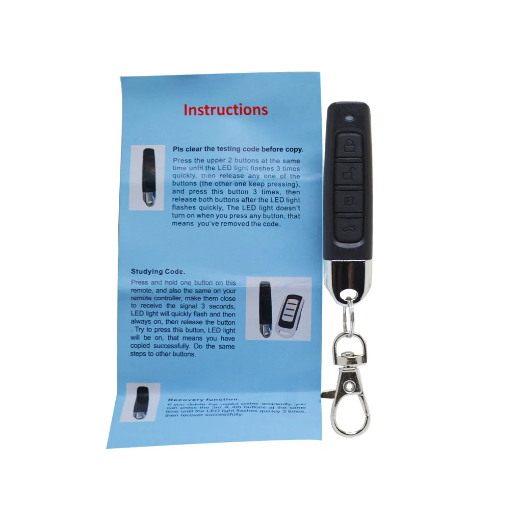 433,92 MHz 2 button remote gating, garage door, copy copy  Top 434NA/ 432NA/ 432EE/ 432A/ 434A/ 432EV/ 432S/ 434EE/ 434EV/