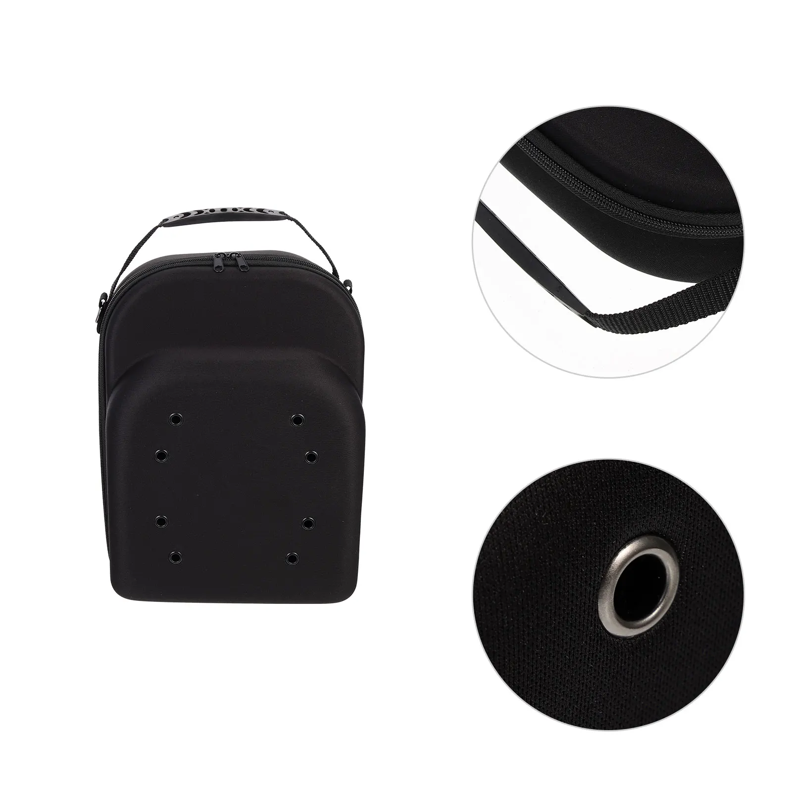 

EVA Hat Storage Box for Baseball Cap Travel Protective Case Air Holes Smooth Zipper H Dustproof Deform Proof Breathable