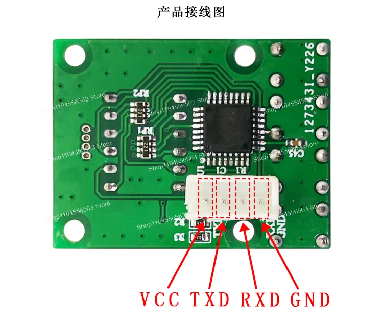 LED Digital Tube Display WSLED4 4-Digit, Plug and Play No Programming Required for Counter Timer Instrument