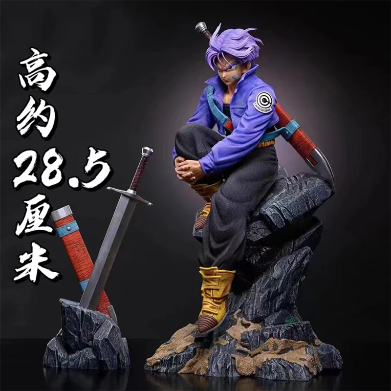 

28.5cm Dragon Ball Rp Famous Scenes The Last Warrior Trunks Statue Collectible Figure Anime Peripheral Ornaments Gk Toys Gifts