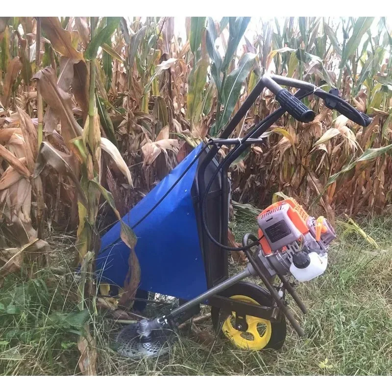 Corn sorghum pole cutting machine High ridge bamboo sun cutting machine Household small rice cutting machine