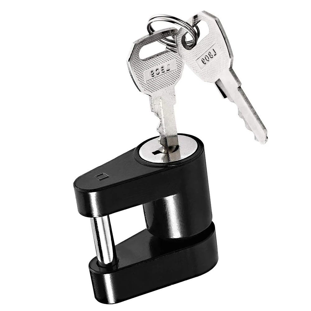 

Black Trailer Hitch Coupler Lock Trailer Hitch Coupler Lock for Tow Boat RV Truck Car's Coupler