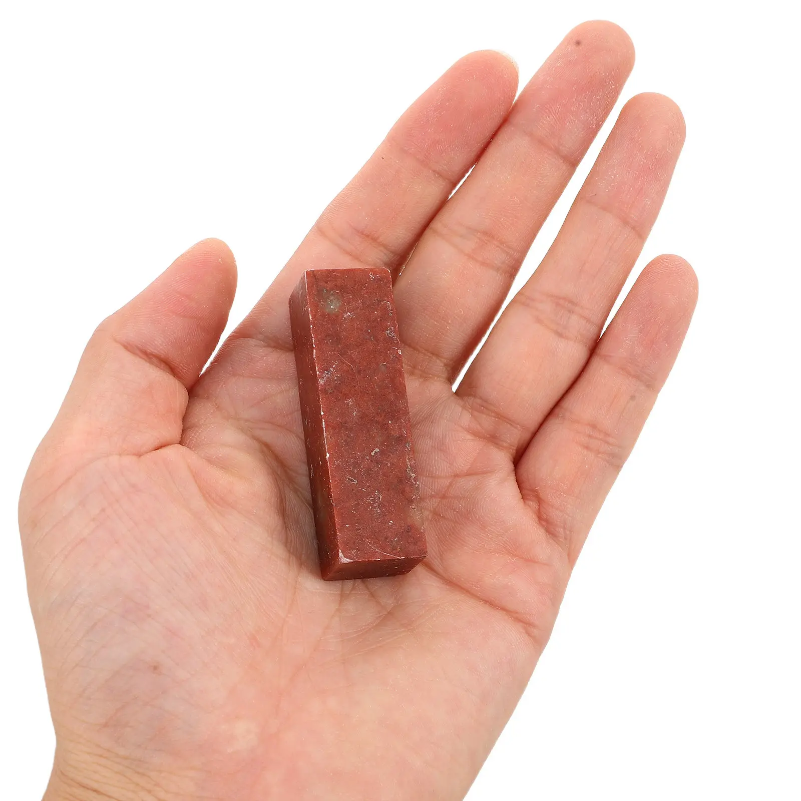 4Pcs Square Stone Seal Carving Set Natural Smooth Stones for Name Stamp Calligraphy Painting Craft Material