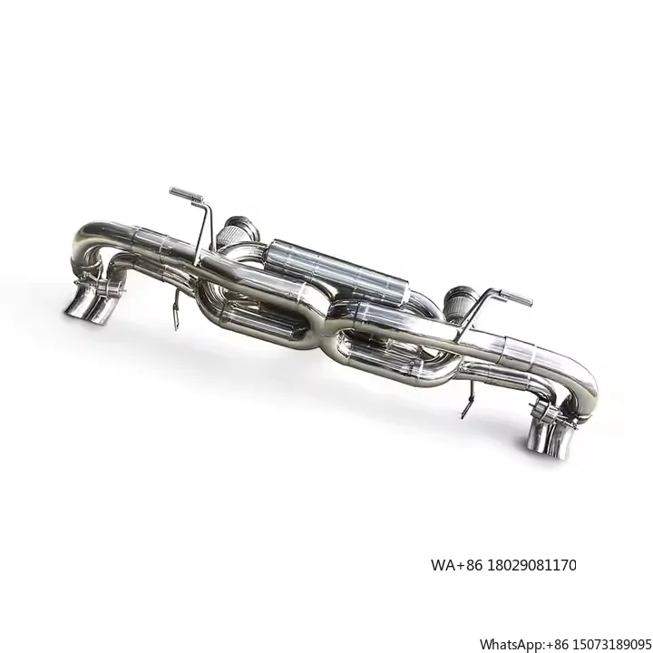 

R8 V10 5.2L Stainless Steel Mirror Polished 1.5mm Thick Escape Exhaust Pipe Valve for Back Exhaust System 3-Year