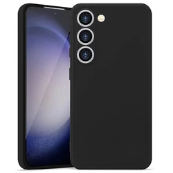 Black Shockproof Silicone TPU Phone Case For Samsung Galaxy S20 S21 S22 S23 S24 Ultra FE S10 S9 S8 Plus lite 5G Soft Back Cover