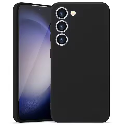 Black Shockproof Silicone TPU Phone Case For Samsung Galaxy S20 S21 S22 S23 S24 Ultra FE S10 S9 S8 Plus lite 5G Soft Back Cover