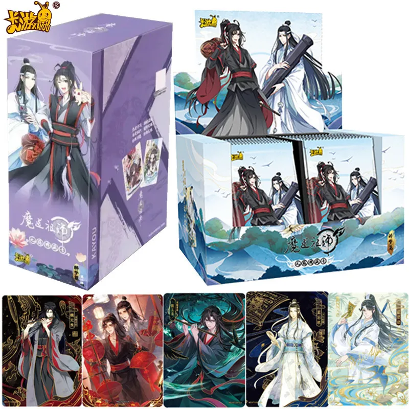 KAYOU New Animation The Founder of Diabolism Card Wei Wuxian Collects Table Game Gift with Signature Card Collection Card Toy