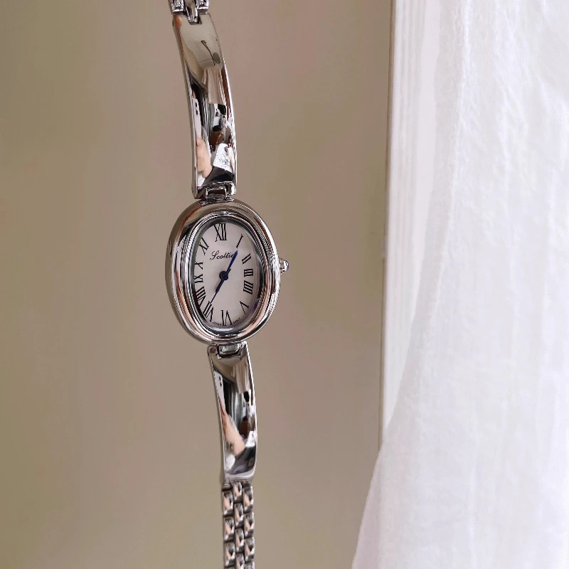 Classic Trend Ladies Watch Elegant Simple Oval Waterproof 2025 Quartz Watch Birthday Gift