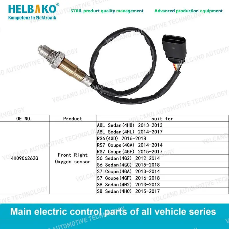 

4H0906262G Lambda O2 Oxygen sensor For Audi A8 RS7 S6 S7 S8 V8 4.0L