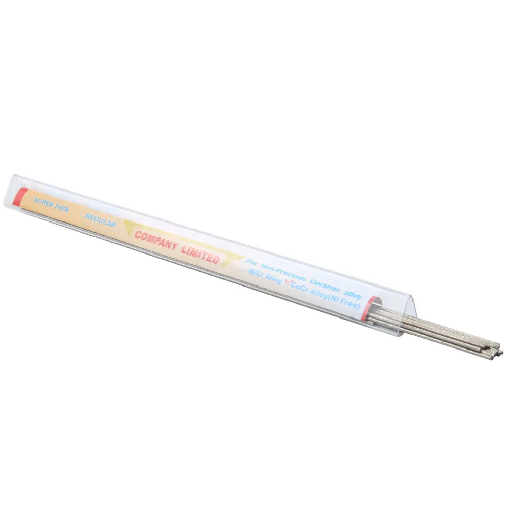 Tube de soudage à haute température, alliage NiCr/Cocr pour le soudage PFM, matériaux de produits de laboratoire dentaire, 1 tube, haute qualité, le plus récent