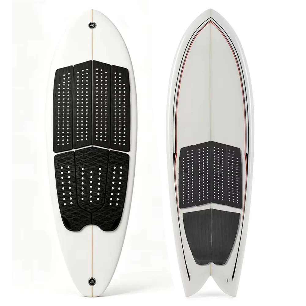 Almohadillas de tracción antideslizantes para tabla de surf, almohadillas combinadas de EVA para cubierta delantera y trasera, con pegamento fuerte, accesorios para surf y longboard