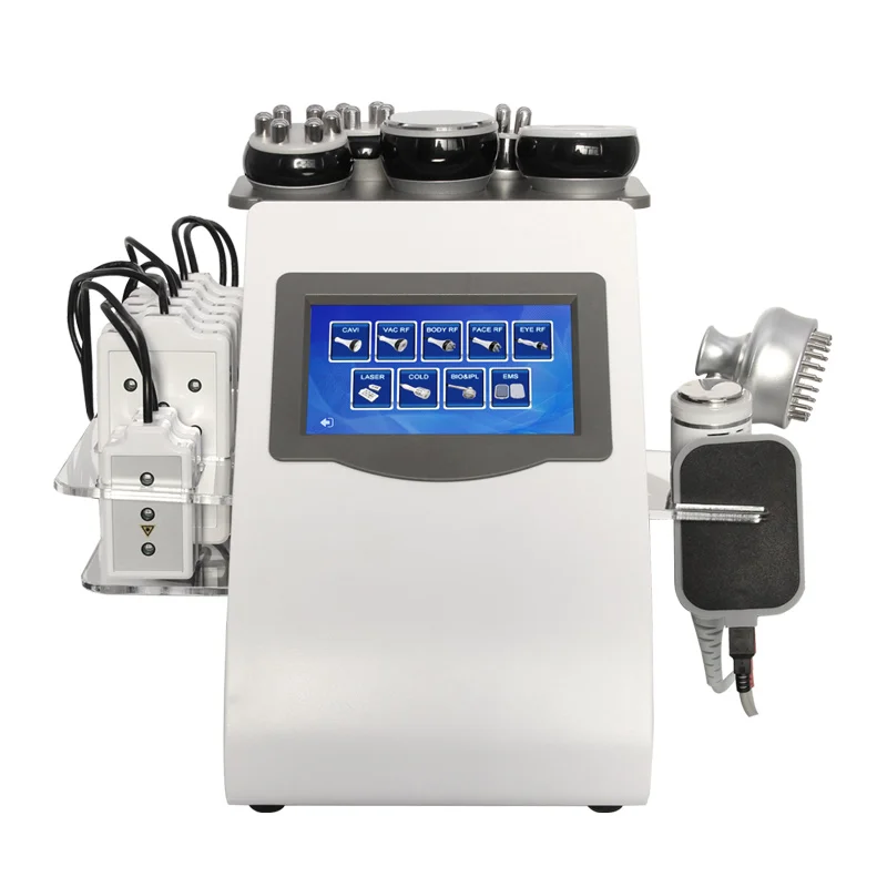 Tool 40K Kim 8 System 9in1 Lipo Laser 40K Ultrasonic RF Vacuum Cavitation Weight Loss Massage Body Shaping Anti-Wrinkle