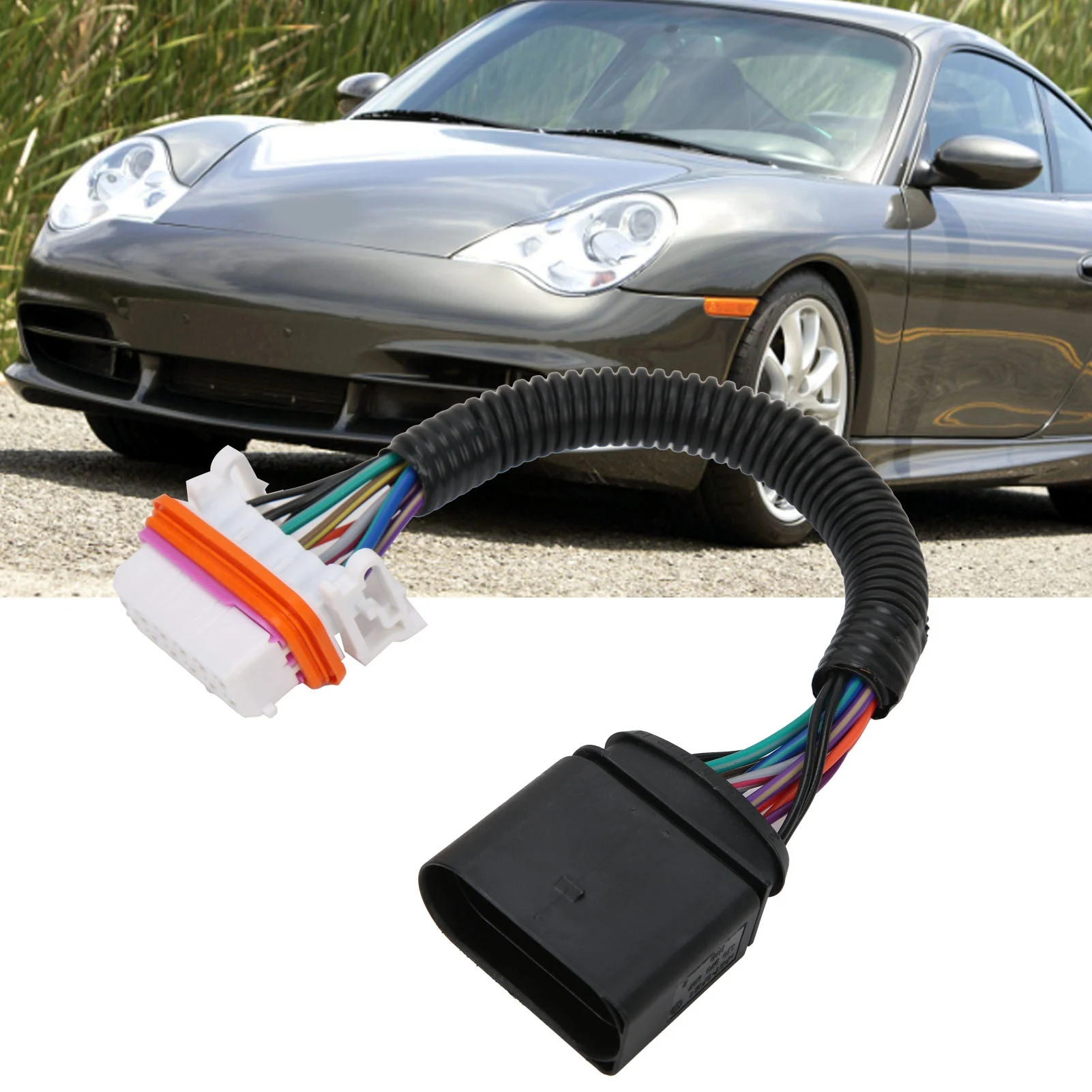 

Headlight Parts Xenon Headlight Wiring Harness 955 631 239 11 Fit for 2003‑2006 Xenon Headlamp Wiring Harness