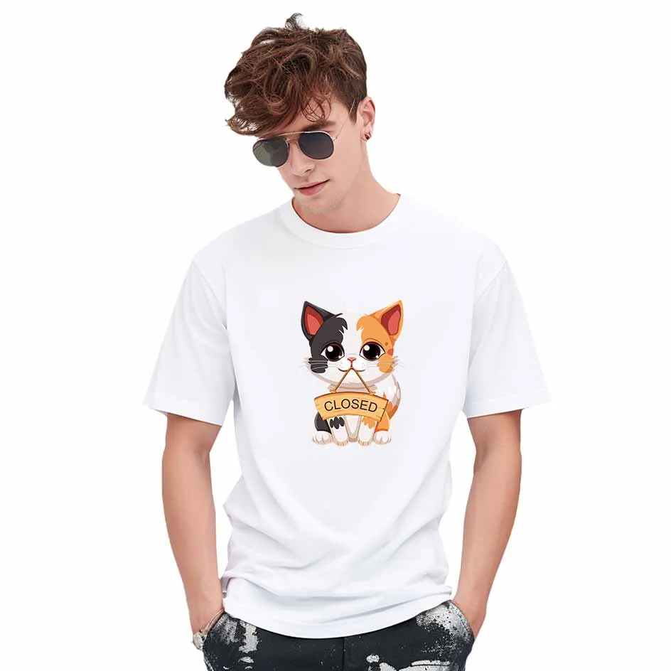 Cute Cartoon Cat Iron-Ons, Strong Adhesive, Washable, DIY Fashion for Cat Lovers & Trendy Styles Quick - drying Heat Transfer
