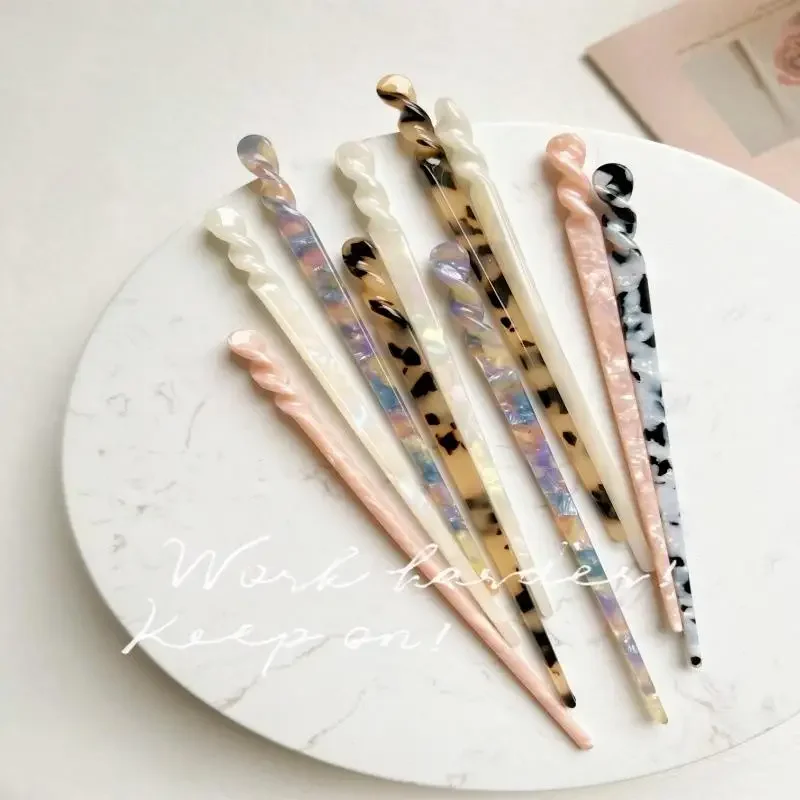 Palillos de cabello estilo chino Vintage – Horquillas y clips acetato - imagen 5