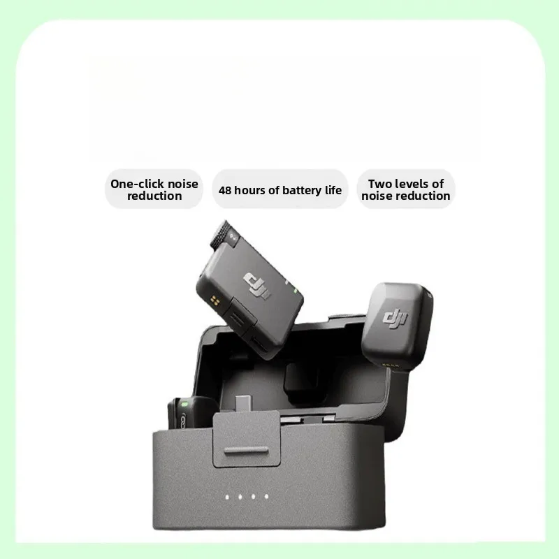 Mini wireless noise reduction clip collar microphone live mobile phone radio