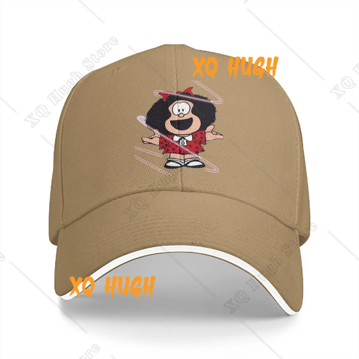 Happy Baseball Cap Men Hats Women Visor Protection Snapback Mafalda Quino Comics Manga Girl Caps